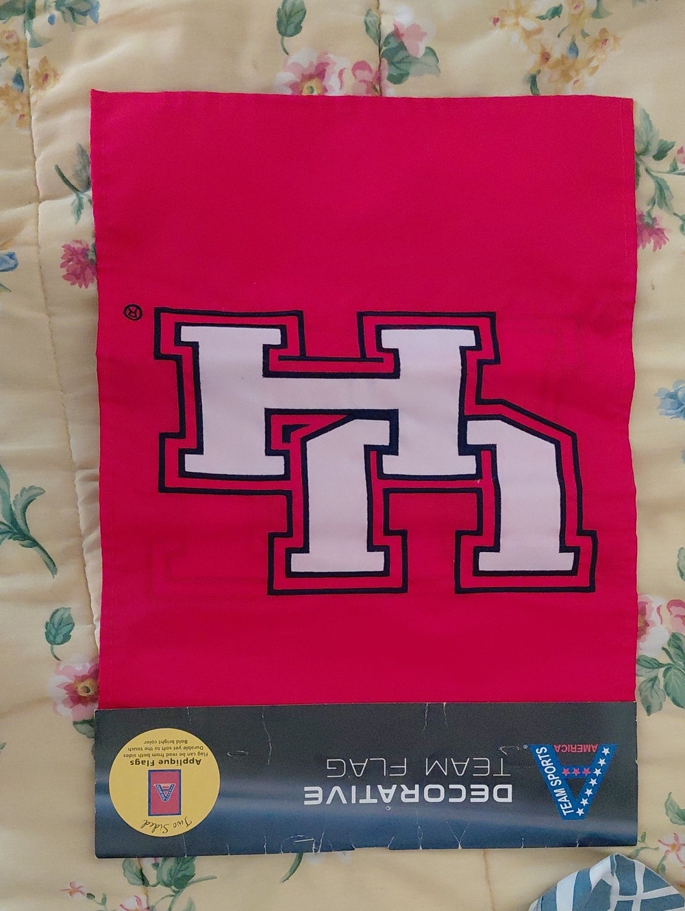 Red Decorative Team Flag